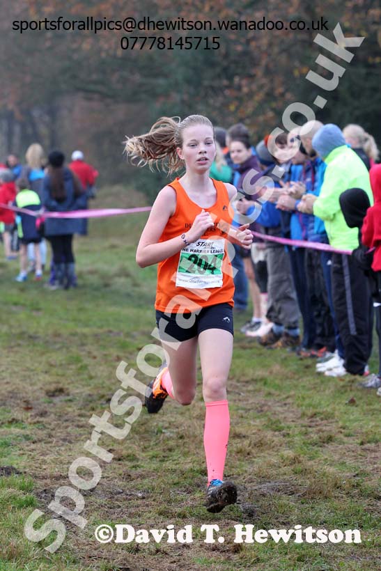 Under-13  girls NEHL, Aykley Heads, Durham. Photo: David T. Hewitson/Sports for All Pics